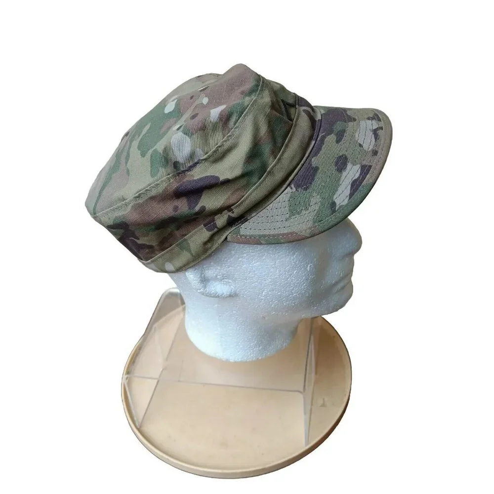 US‎ Army Patrol Camo Cap Mens Size 7&3/8 Fitted Hat